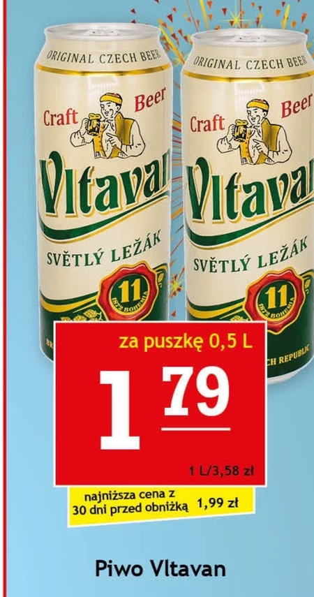 Пиво Vltavan
