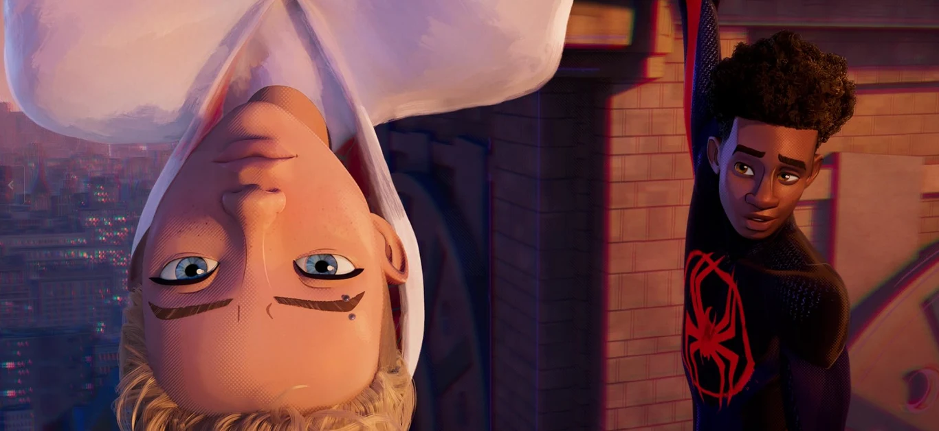 Kadr z filmu "Spider-Man: Poprzez multiwersum" Kadr z filmu "Spider-Man: Poprzez multiwersum"