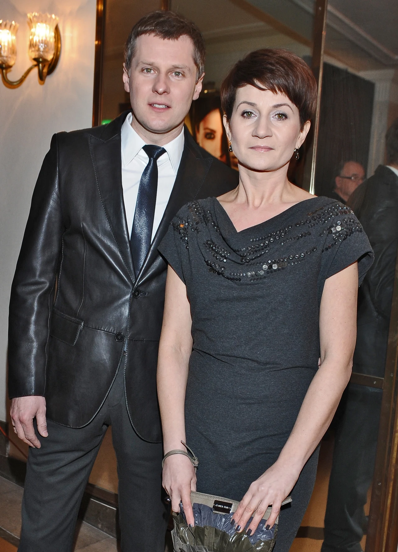 Krzysztof Respondek z żoną