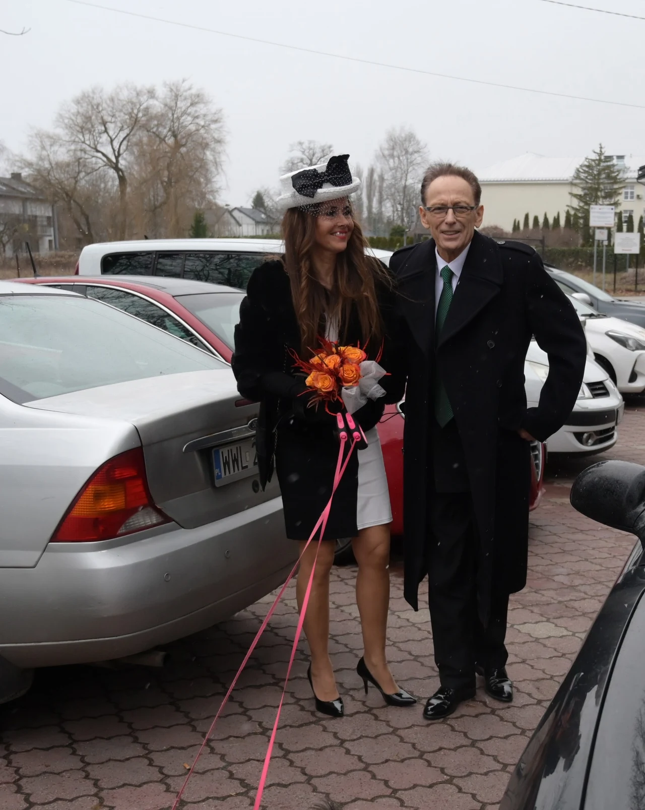 Jacek Borkowski w dniu ślubu