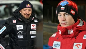 Adam Małysz (po lewej) i Kamil Stoch