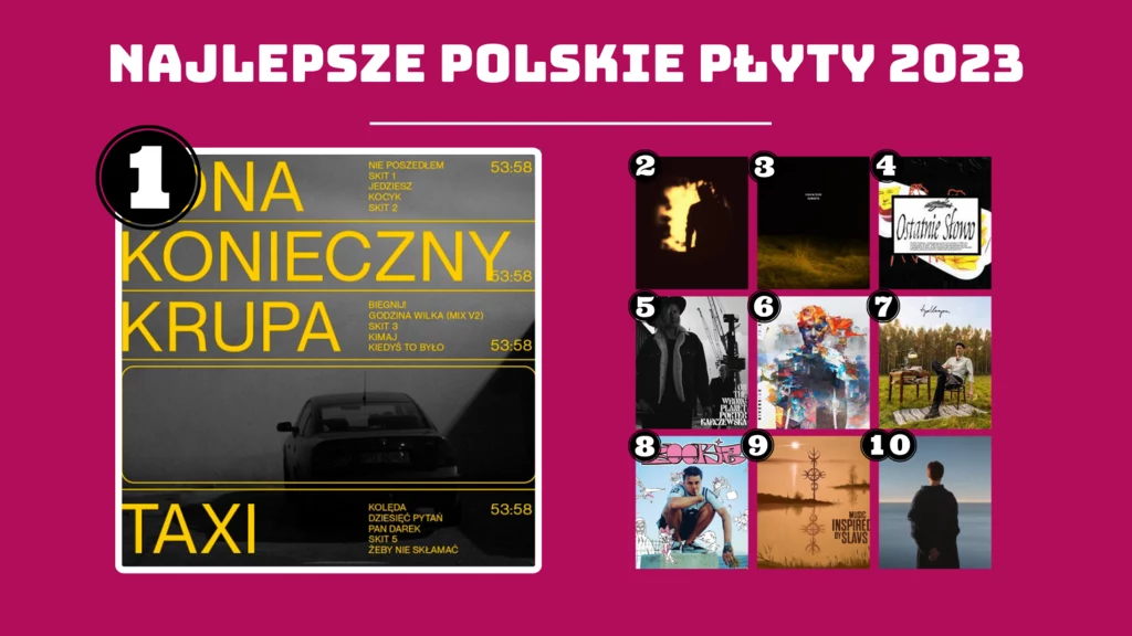 Oto najlepsze polskie płyty 2023 roku według redakcji Interii