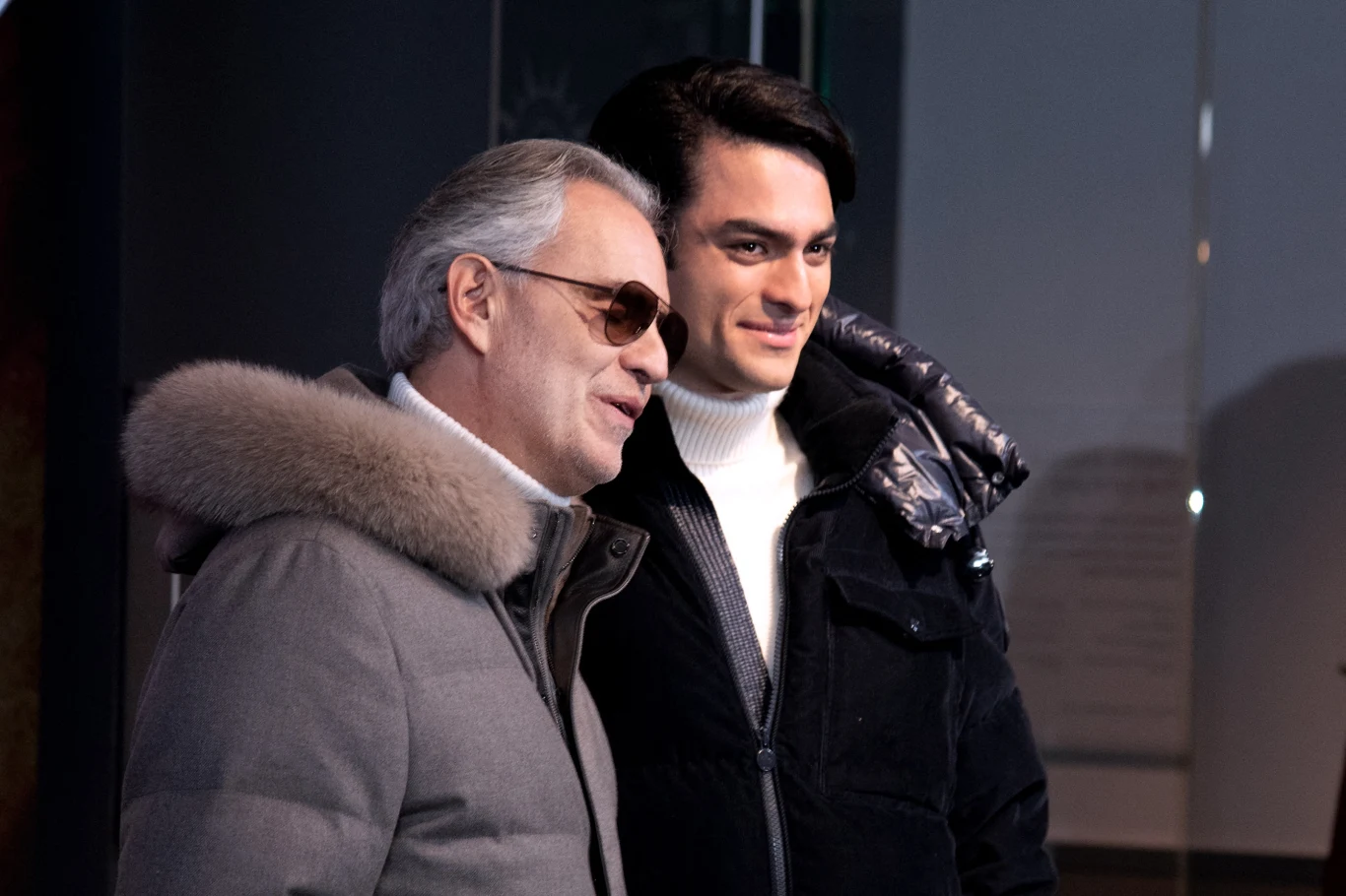 Matteo Bocelli z tatą Matteo Bocelli z tatą