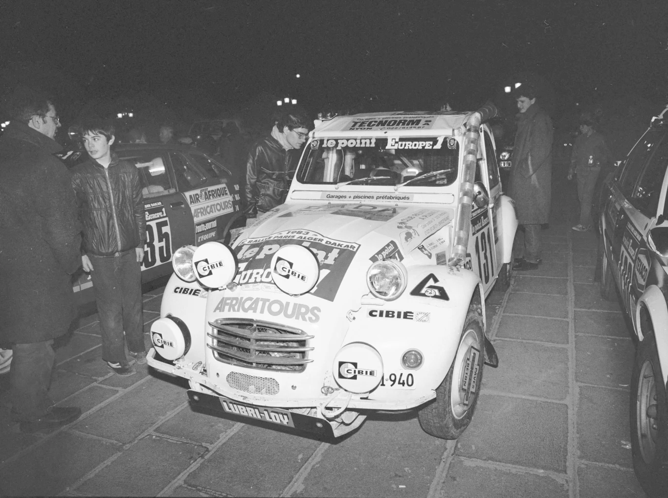 Citroen 2CV na rajdzie w 1983 roku