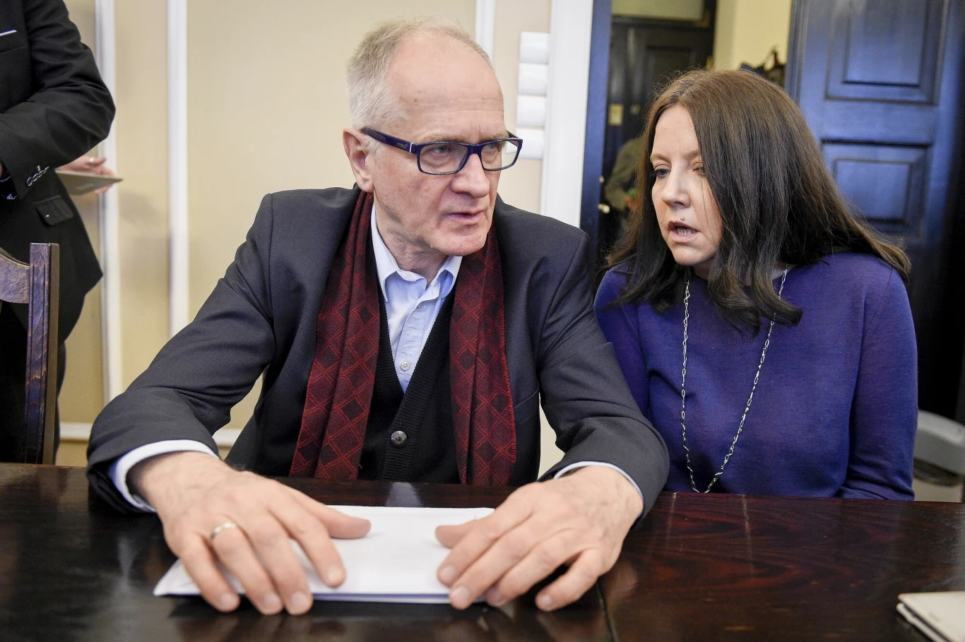 Krzysztof Czabański oraz Joanna Lichocka Krzysztof Czabański oraz Joanna Lichocka
