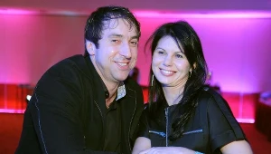 Marcin Miller z żoną