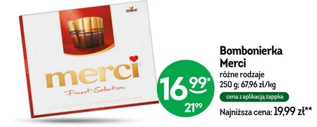 merci Finest Selection Kolekcja czekoladek 250 g (20 sztuk)