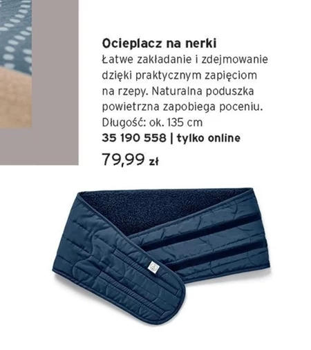 Ocieplacz na nerki Ok.