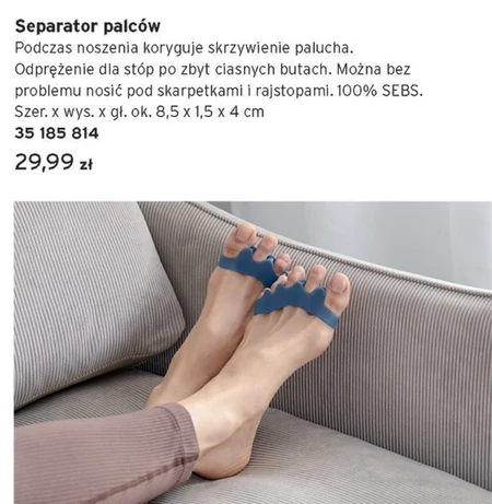Separator palców Ok.