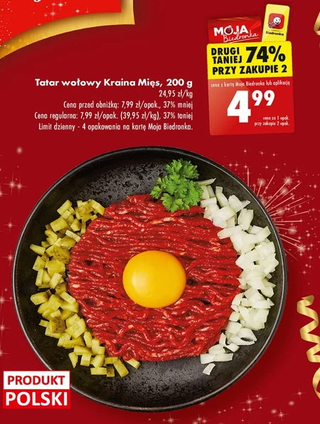 Tatar wołowy Kraina Mięs