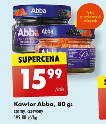 Abba Kawior drobnoziarnisty czerwony 80 g