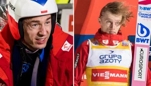 Skoki narciarskie: Turniej Czterech Skoczni. Na zdjęciu Kamil Stoch oraz Dawid Kubacki