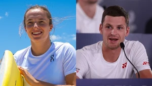 Wspólny relaks Igi Świątek i Huberta Hurkacza. Potem zrobiło się poważnie