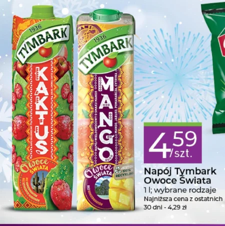 Tymbark Owoce wiata Napj wieloowocowy kaktus 1 l - promocja Stokrotka  Express - Ding.pl
