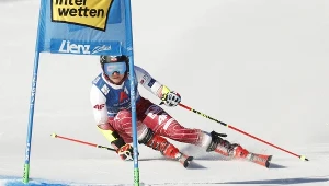 Maryna Gąsienica-Daniel na zawodach w Lienz