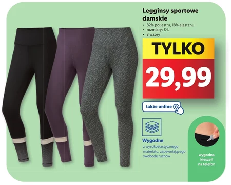 Legginsy sportowe damskie OnLine