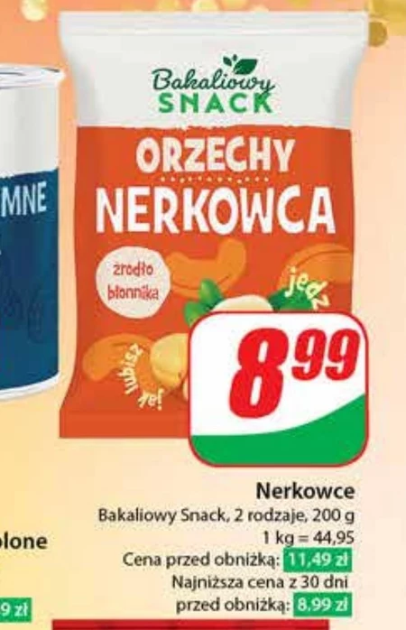 Orzechy nerkowca Bakaliowy Snack