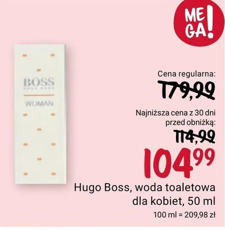 Woda toaletowa dla kobiet Hugo Boss