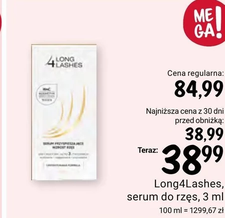 Serum do rzęs Long4Lashes