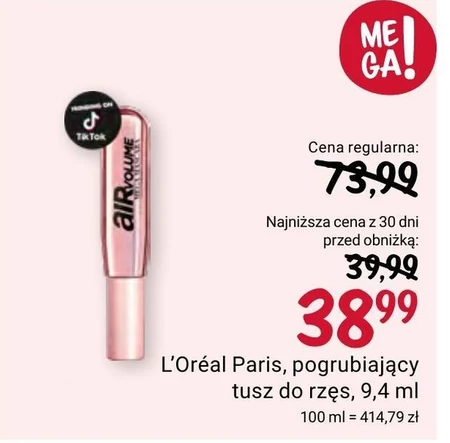 Tusz do rzęs L'Oreal