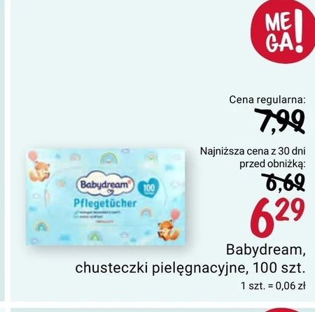 Chusteczki higieniczne Babydream