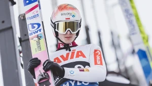 Skoki narciarskie: Turniej Czterech Skoczni. Na zdjęciu Paweł Wąsek