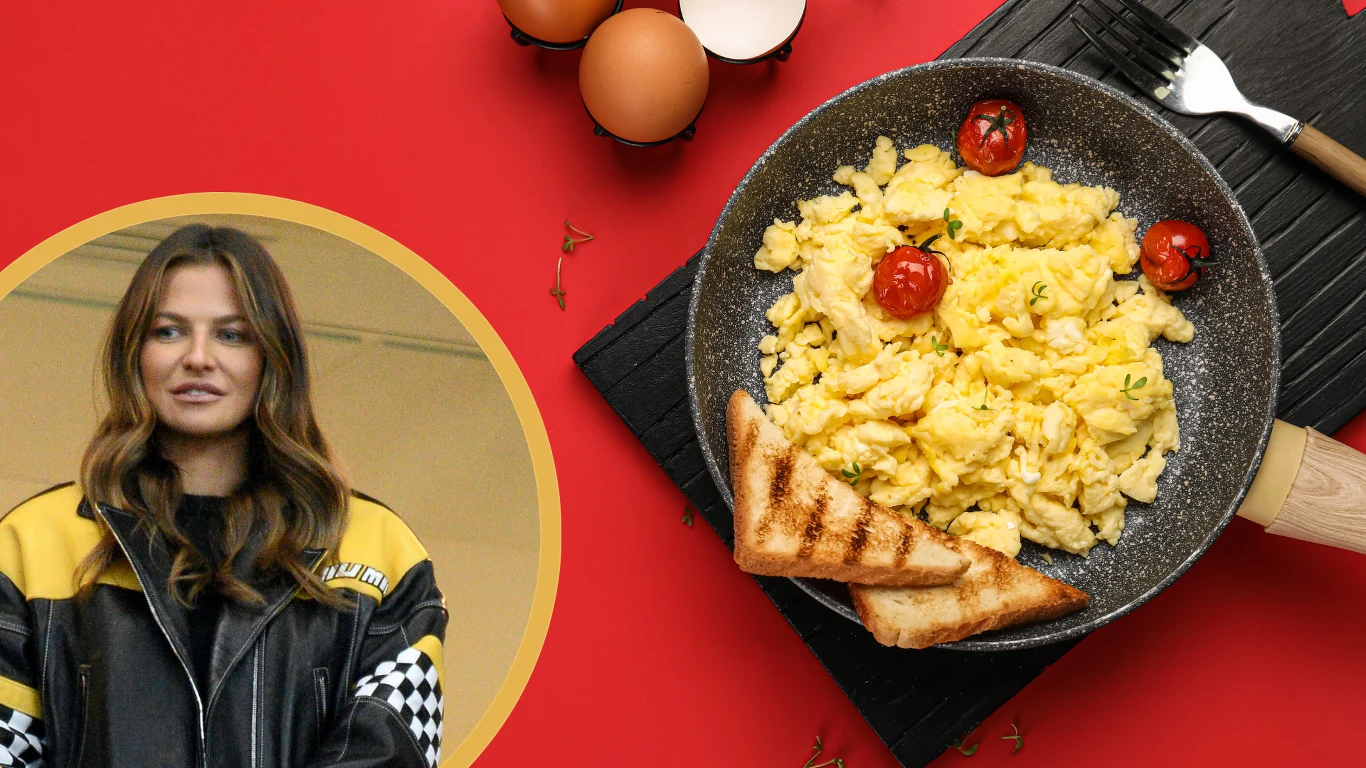 Taką jajecznicę jedzą Lewandowscy. Zdrowszego śniadania nie znajdziesz