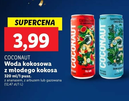 Coconaut Woda kokosowa z młodego kokosa z sokiem arbuzowym 320 ml