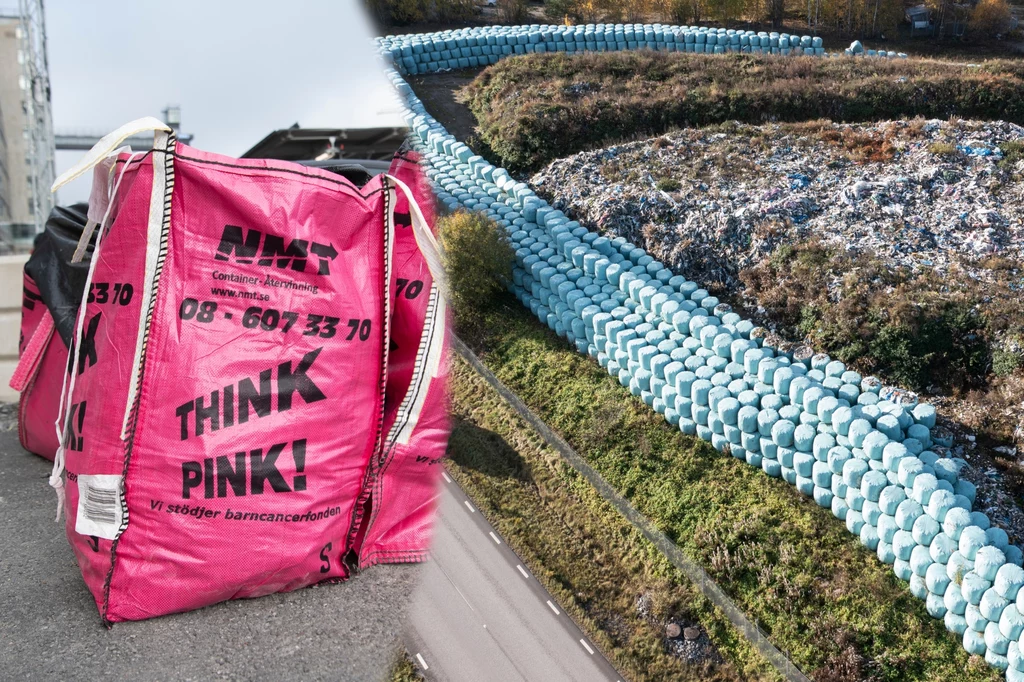 Firma NMT Think Pink zasłynęła krzykliwymi, różowymi workami i ambitnym marketingiem. Problem w tym, że odpady - setki tysięcy ton odpadów - nielegalnie zakopywano. Niektóre śmieci próbowano ukryć, owijając je folią 