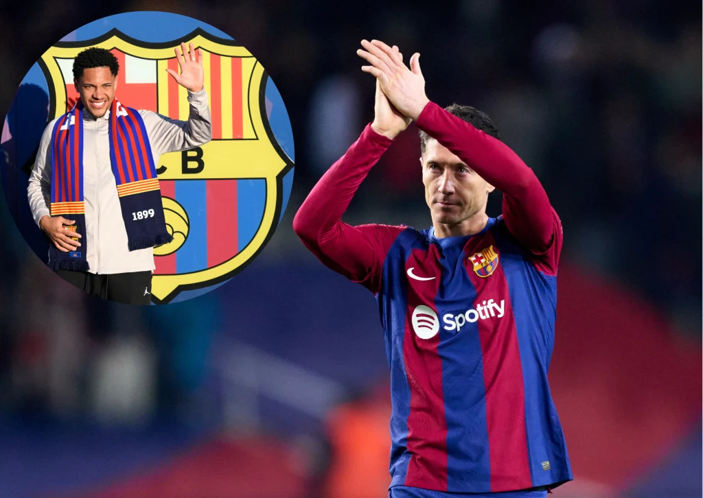 FC Barcelona wyznaczyła Robertowi Lewandowskiemu specjalną misję związaną z osobą Vitora Roque