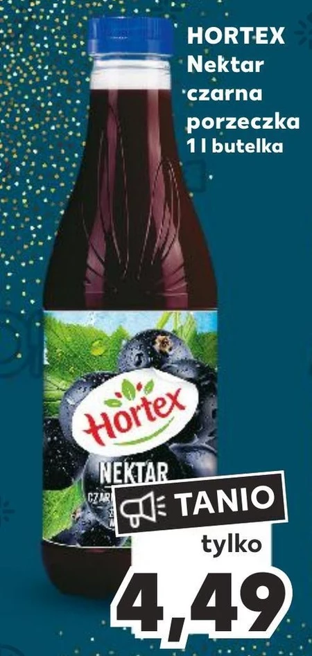 Hortex Nektar czarna i czerwona porzeczka 1 l
