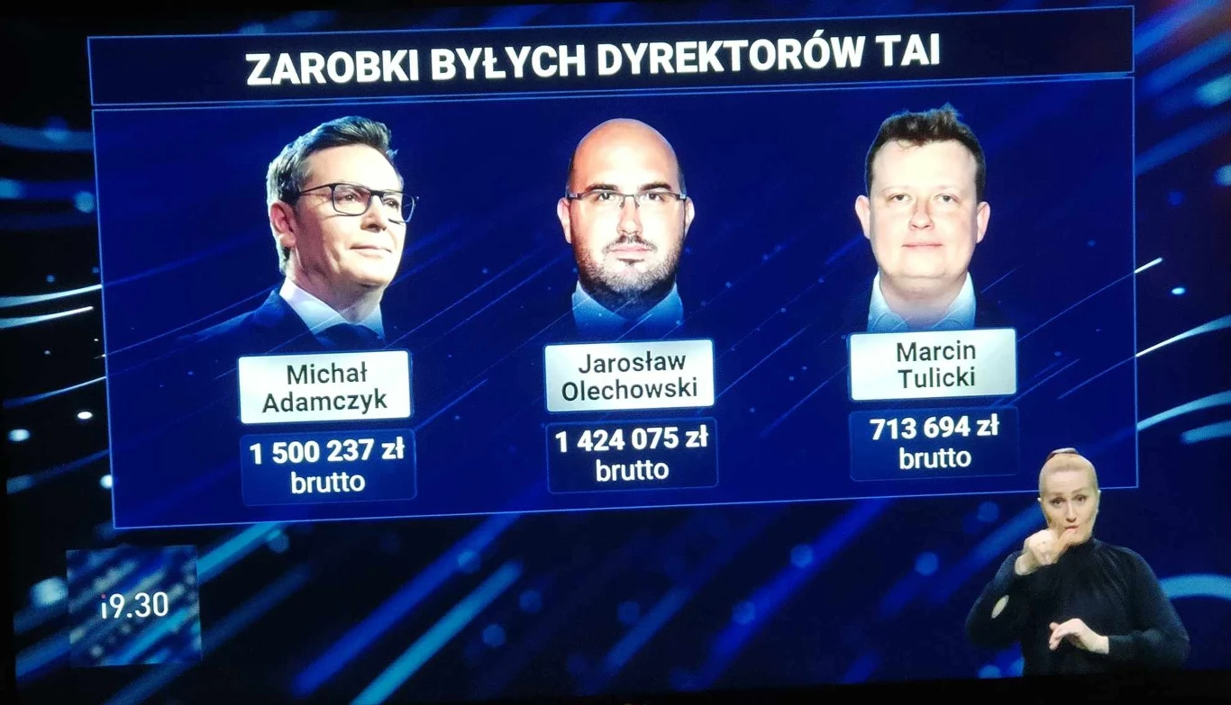 Grafika w piątkowym wydaniu "19:30"