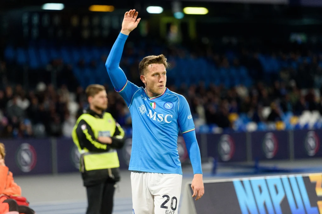 Piotr Zieliński w meczu z Monzą Piotr Zieliński w meczu z Monzą