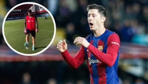 Robert Lewandowski w barwach FC Barcelona. Polak zachwycił fanów na treningu