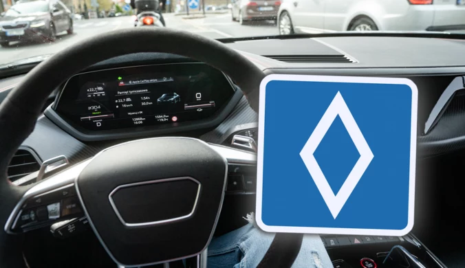 Biały romb na autostradzie. Wyjaśniamy, co oznacza nowy znak drogowy