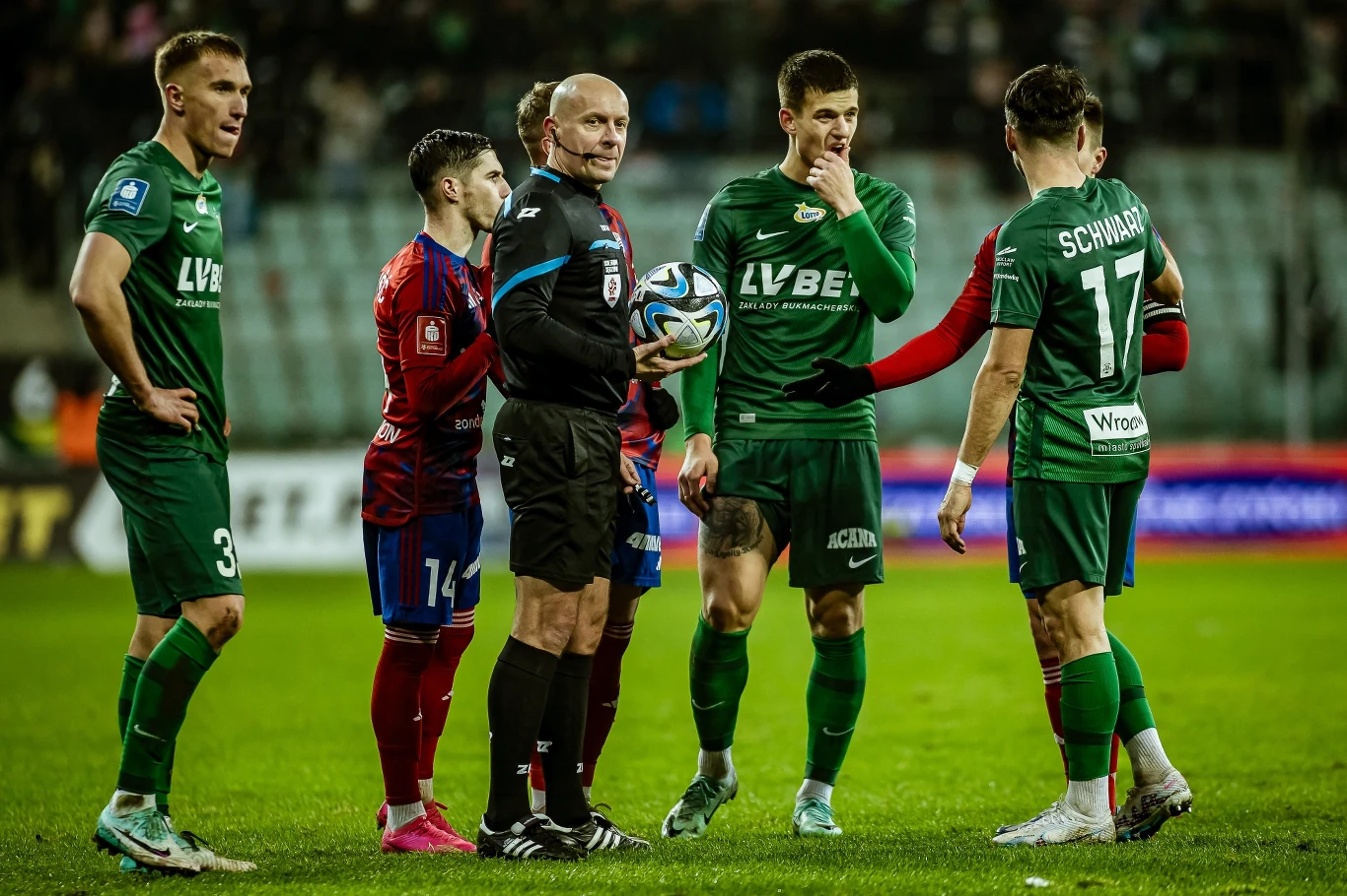 Mecz Śląsk Wrocław - Raków Częstochowa