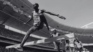 Benjamin Kiplagat podczas igrzysk w Rio, 2016 r.