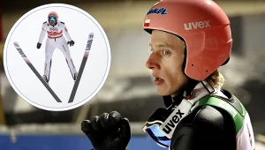 Skoki narciarskie: Turniej Czterech Skoczni. Na zdjęciu reprezentant Polski - Dawid Kubacki