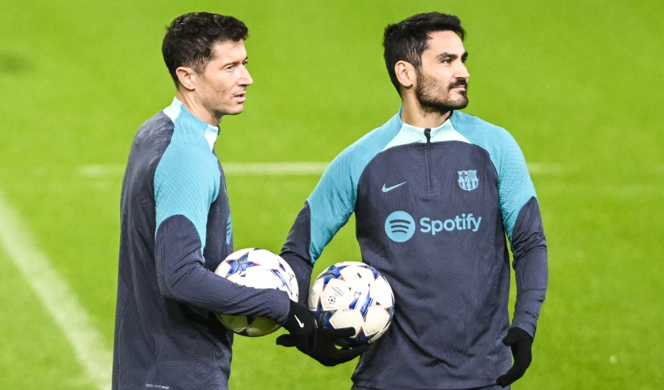 Robert Lewandowski i Ilkay Gundogan