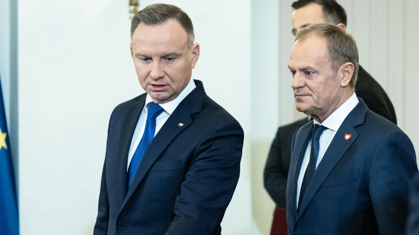 Andrzej Duda i Donald Tusk