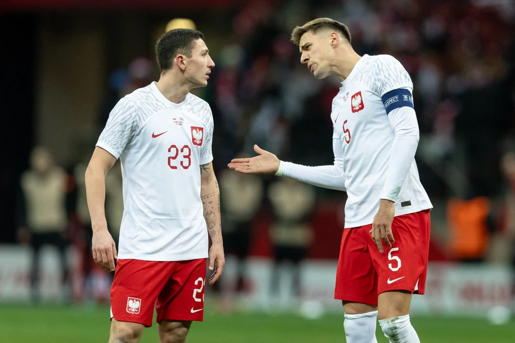 Bartosz Slisz i Jan Bednarek