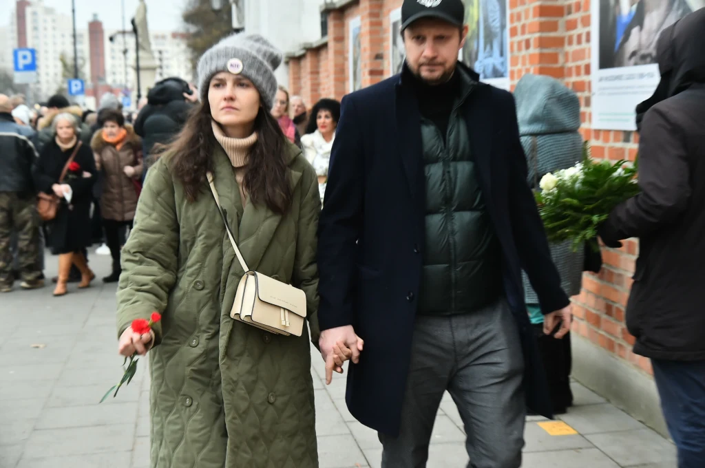 Wojciech Solarz z obecną partnerką Wojciech Solarz z obecną partnerką