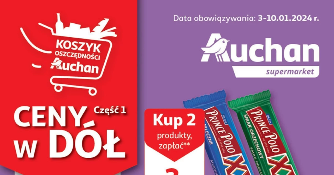 Auchan Supermarket Gazetka Promocyjna - Oferty, Rabaty, Kupony [03.01 ...