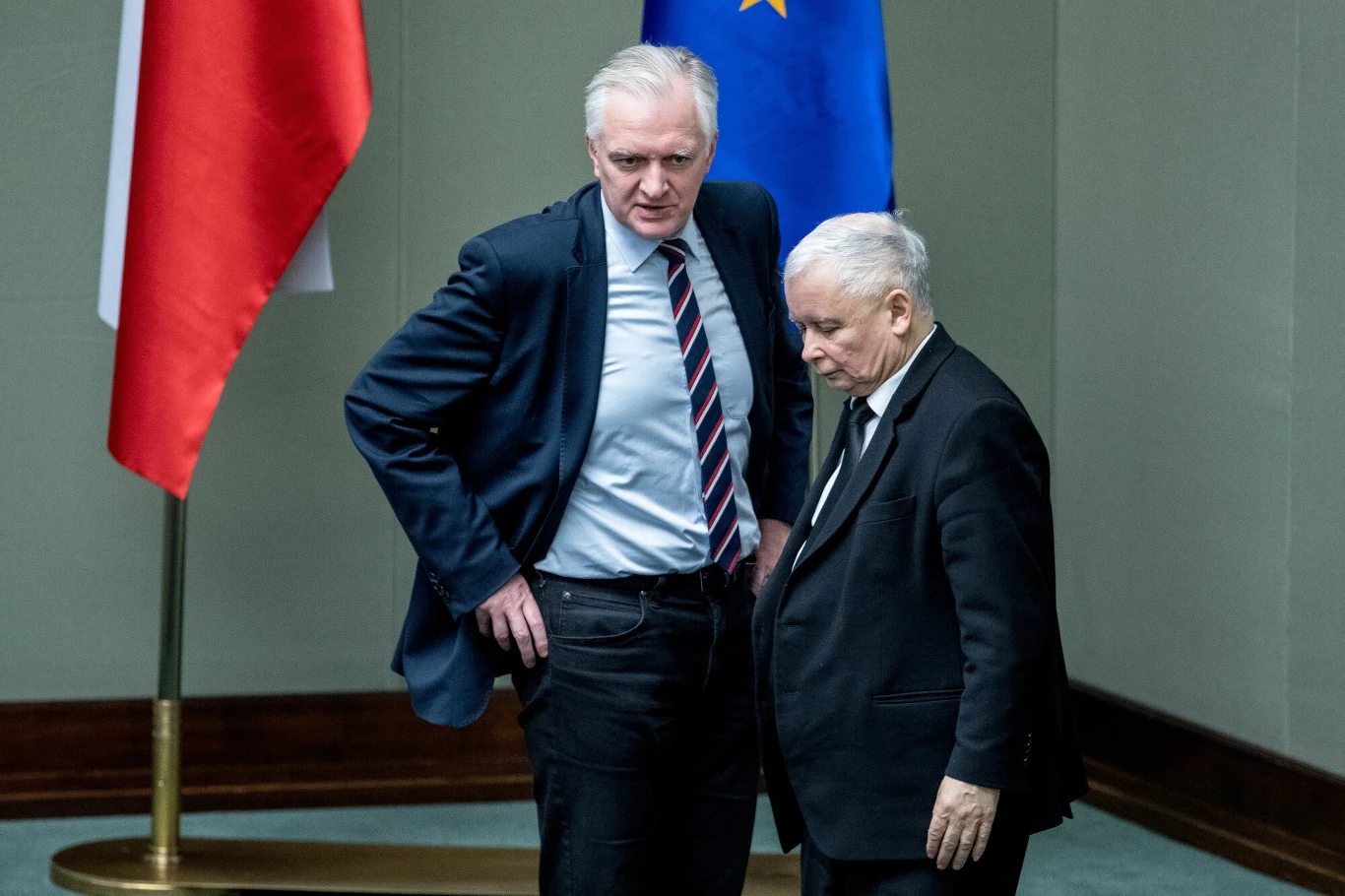 Były wicepremier Jarosław Gowin oraz prezes PiS Jarosław Kaczyński w Sejmie (zdj. arch.) Były wicepremier Jarosław Gowin oraz prezes PiS Jarosław Kaczyński w Sejmie (zdj. arch.)