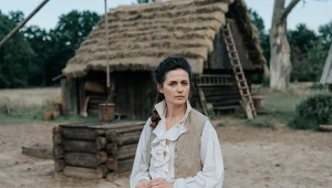 Agnieszka Grochowska w scenie z filmu "Kos", jednego z faworytów do tegorocznych Orłów