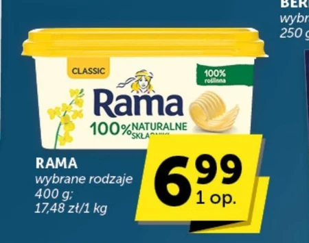 Rama Margaryna 100 % roślinna 450 g