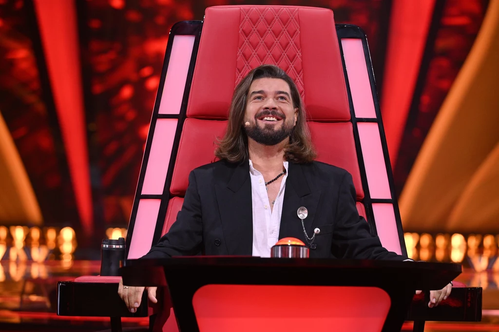 Tomasz Szczepanik w fotelu "The Voice Senior"