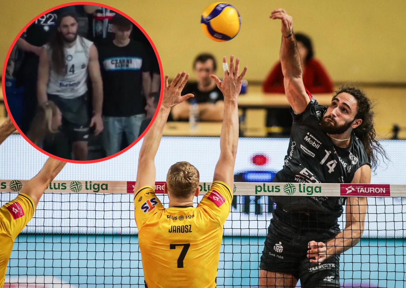 Nikola Meljanac, atakujący Czarnych Radom