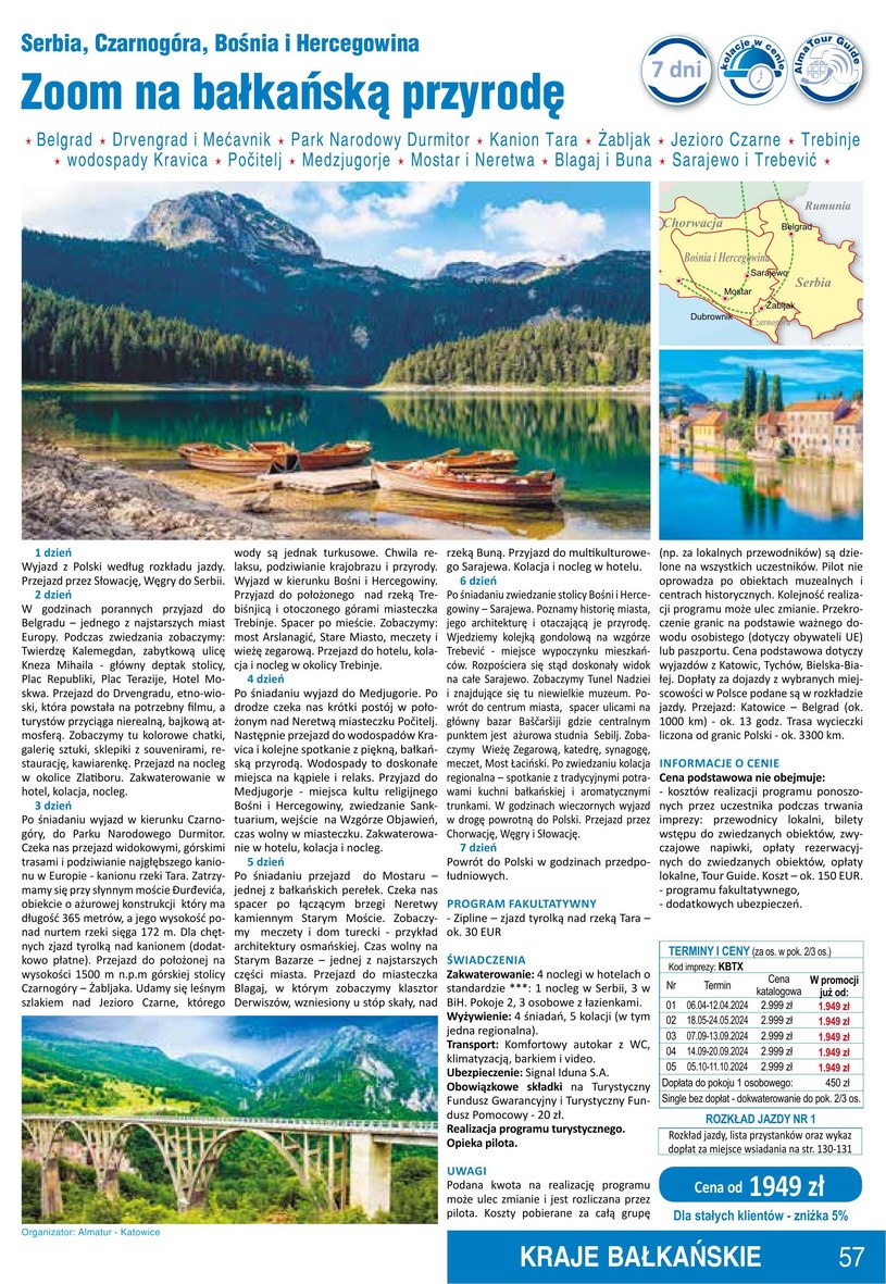 Gazetka: Podróże z Almatur w 2024  - strona 57