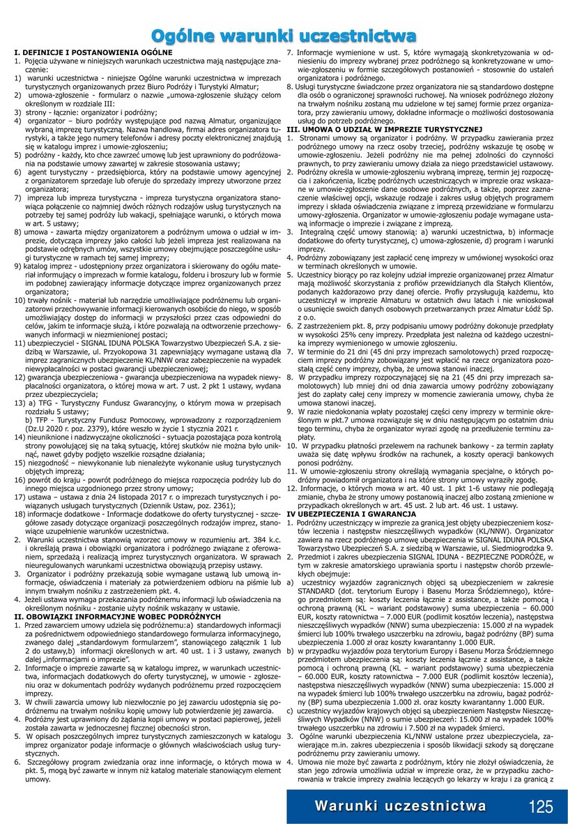 Gazetka: Podróże z Almatur w 2024  - strona 125
